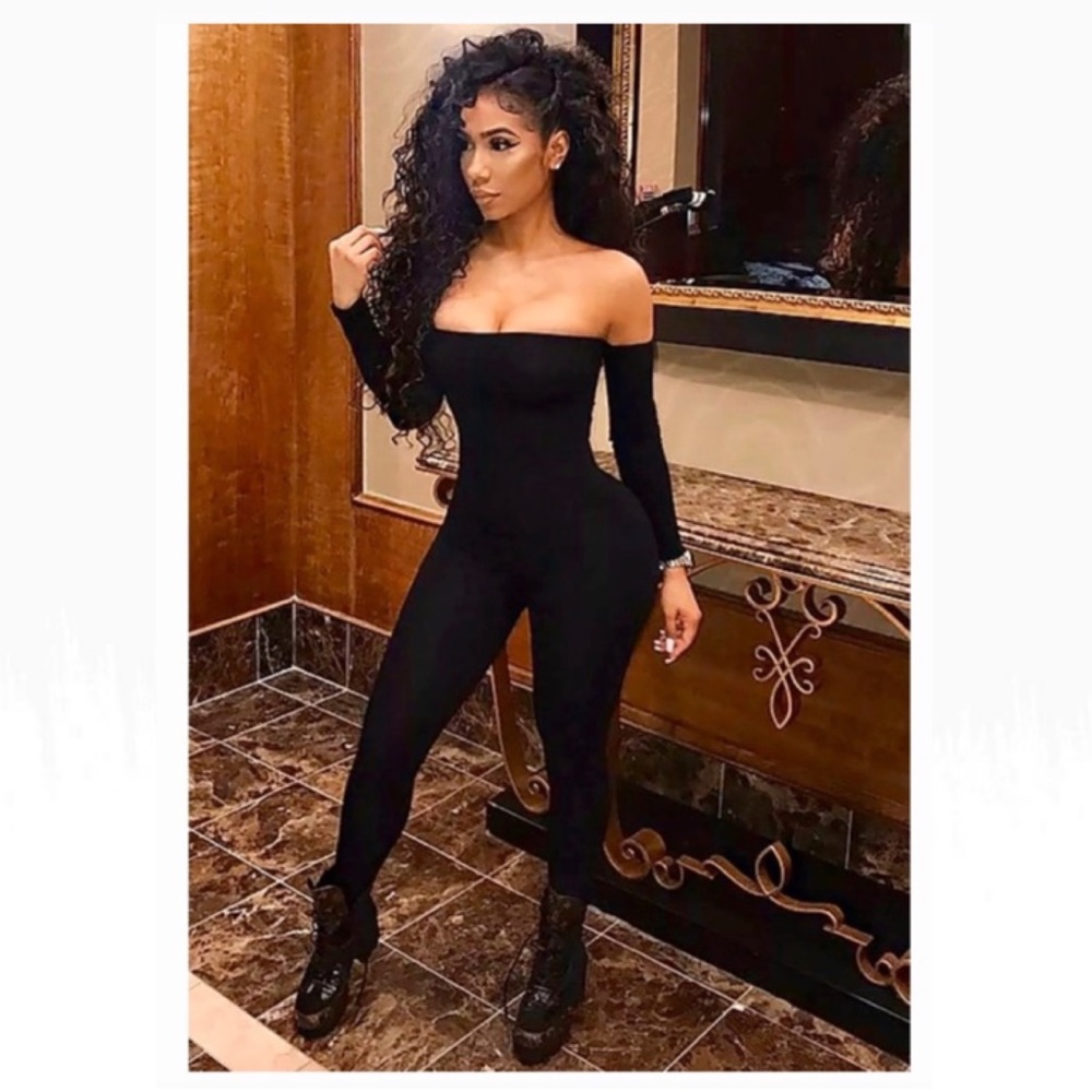 Off The Shoulder Jumpsuit
